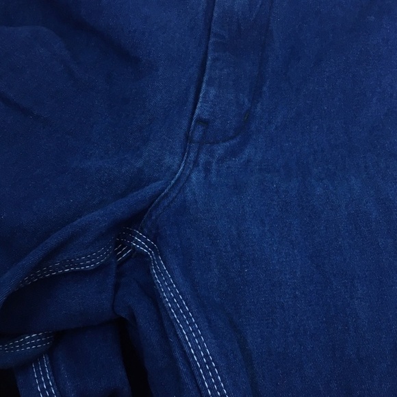 LIBERTY Overalls Carpenter Long Pants Bib Denim Work Ranch Farm Outdoor Size 42 - Picture 10 of 13